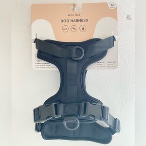 Wild One Dog Harness Black Size Medium for Shepards, Beagles, Bulldogs, more